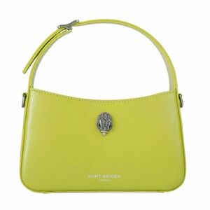 Kurt Geiger Lime Green Leather Shoulder Bag